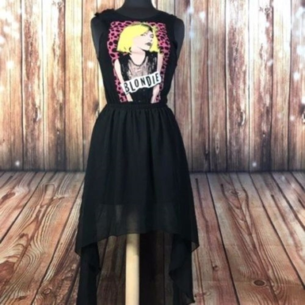H&M Divided Dress Graphic Blondie Black